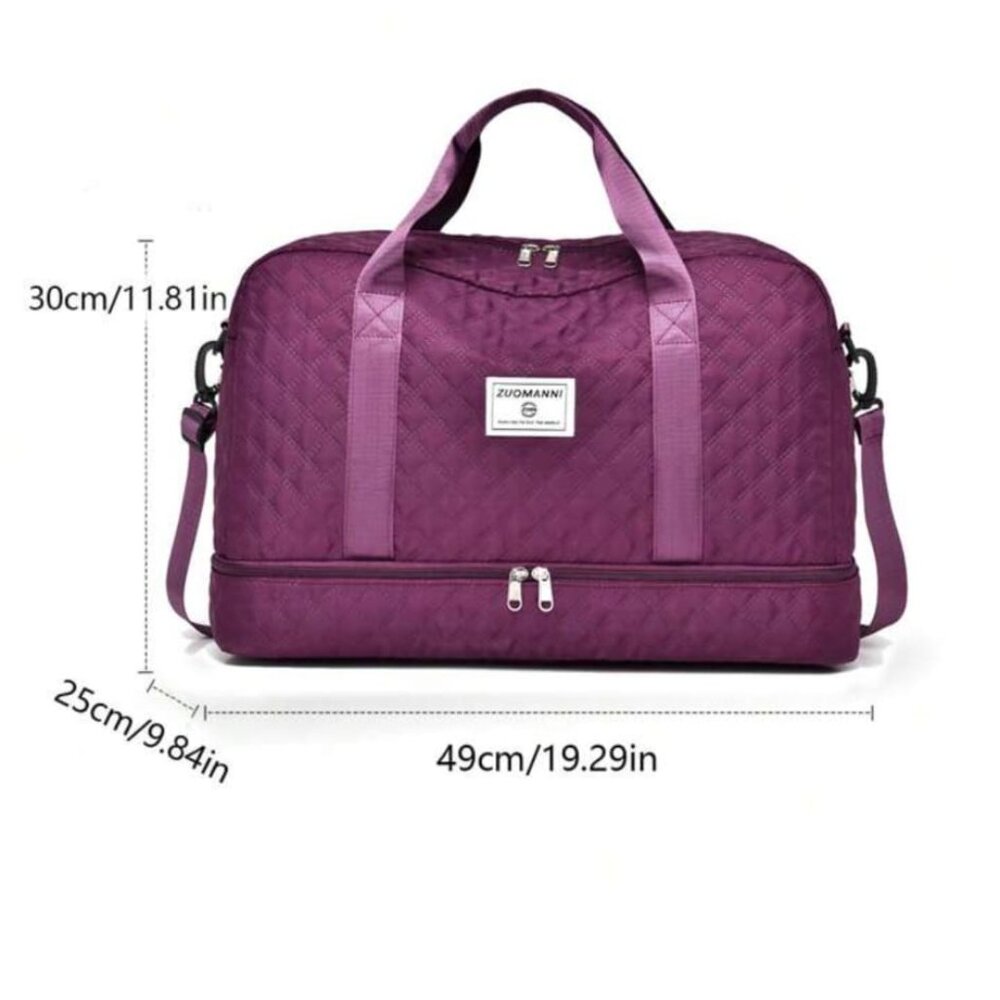 New gym purple bag